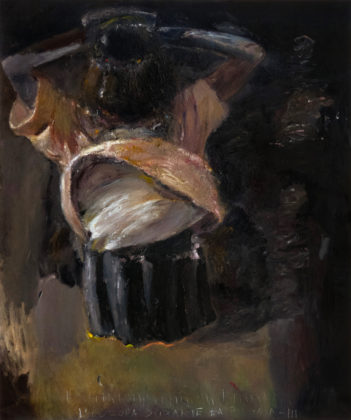 Pietro Geranzani, Disegno 48, 1992, inchiostro, acquarello e pastello su carta, cm 36×50,5